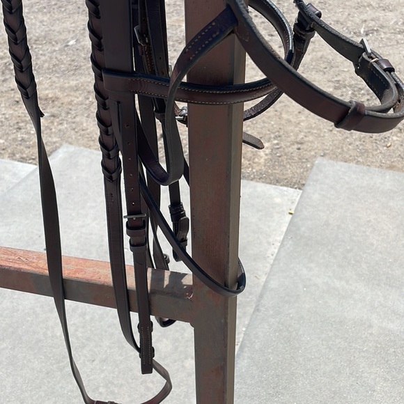 English show bridle and reins cob size - Picture 5 of 5